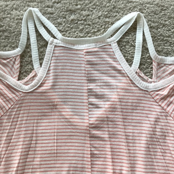 Striped Cold Shoulder Top - Picture 6 of 6